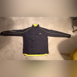 Ralph Lauren Black and Yellow Zip Up Sweater
